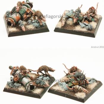 Skaven Rat Swarms #1 by AndrutPL