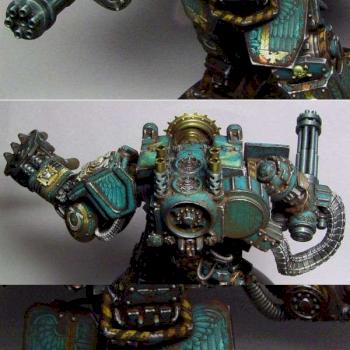 Ancient Vasoudaeva - venerable dreadnought details by Yellow one