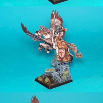 Bretonnian hero on Pegasus mount by dead