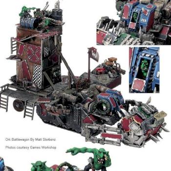 Ork Battlewagon Bronze at GDLA 2006 by mattsterbenz