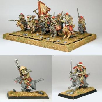 Samurai Goblin Wolfriders by witchhunter