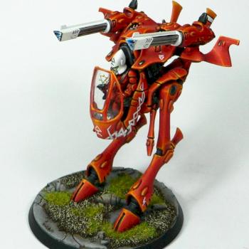 Eldar Warwalker with Scatterlasers by Scottdsp748