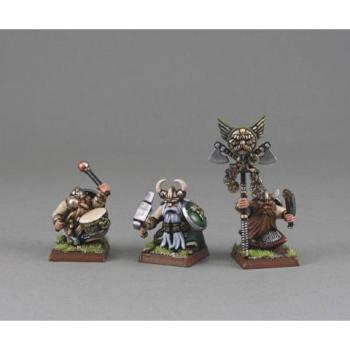 Dwarf Warriors - Hand Weapon Shield - Command by Ghost of War