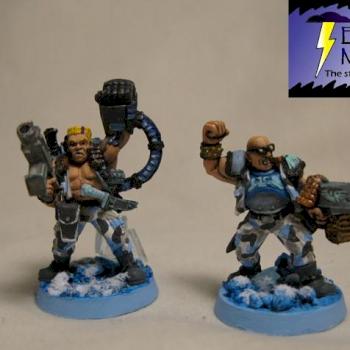 Imperial Guard Winter Catachan Capt's by electrik minis