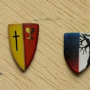 some shields - empire - vampire counts - dark elves - by murderinhiseyes