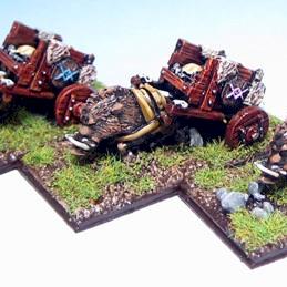 Warmaster (10mm) Orc Supply Wagon by legdba