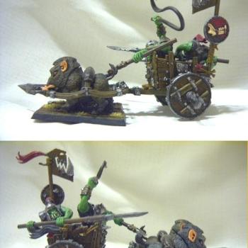 Orc Boar Chariot by Gilvan Blight