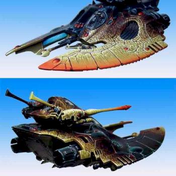 Bitter ash flower - eldar falcon gravtank by Yellow one