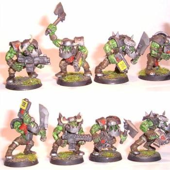 Ork 'Ard Boyz squad by Killa