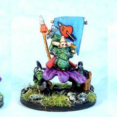 Warmaster (10mm) Goblin Hero by War Griffon