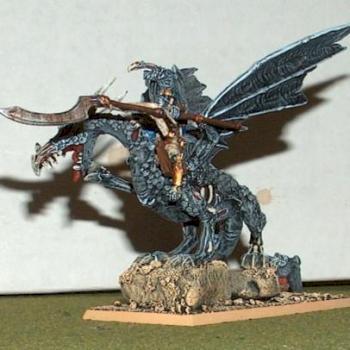 Tomb King on Zombie Dragon by spignazer