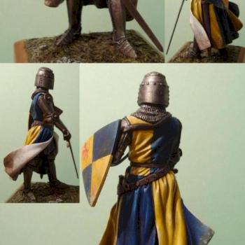 ENGLISH KNIGHT XIV Sec. by Pegaso models 54mm by B11