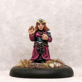 Julie Guthrie Grenadier Dwarf priestess/mage by Moonglum68