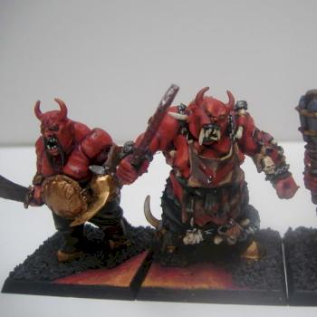 Devil Ogres and Butcher by blkdymnd