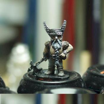 An Old Ral Partha Fighter Dwarf by cyberscope