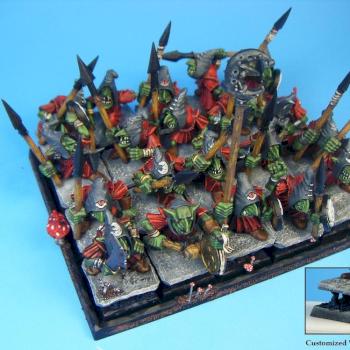 Night Goblin Spear Regiment by pwbinde