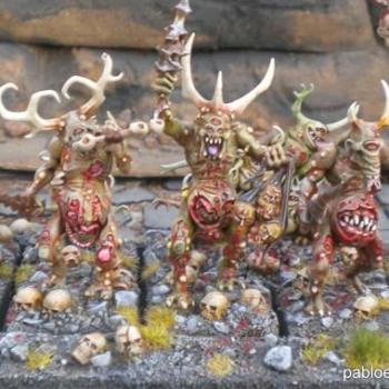 Plaguebearers of Nurgle / Portadores de la plaga de Nurgle by Pablo Scenery