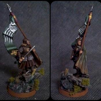 Rohan Banner Bearer on Foot by BillFerny