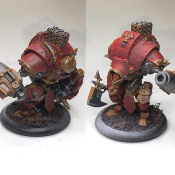 Khador Destroyer Heavy Warjack by malarz1989