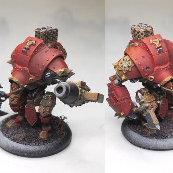 Khador Destroyer Heavy Warjack by malarz1989