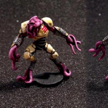 Dreadball alternate pose Nameless sticky guard by burbidge