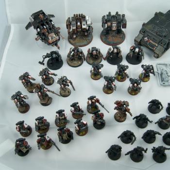 Warhammer 40k Black Templars Army by Beefjerky