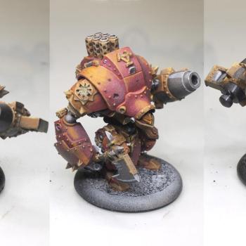 Khador Destroyer Heavy Warjack by malarz1989