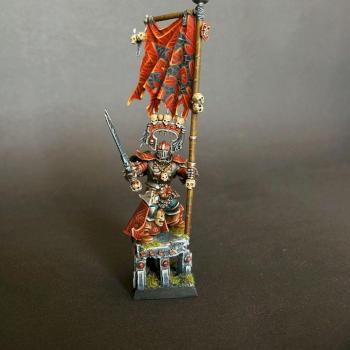 Khorne Hero BSB on foot by siny lemur