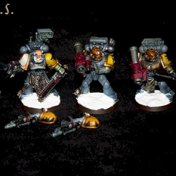 My first Cmon - Space wolves by dany350