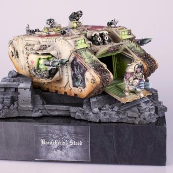 GD 2013 Finalist - Barachiel's Steed - Dark Angels Deathwing Land Raider by ellis_esquire