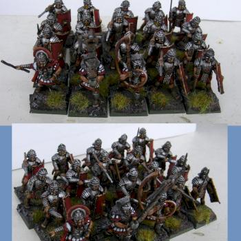 Roman Legionaries wearing lorica segmentata, 28mm by Freddy H2