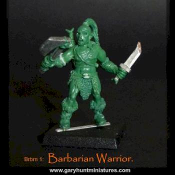 Barbarian warrior by Gary Hunt Miniatures