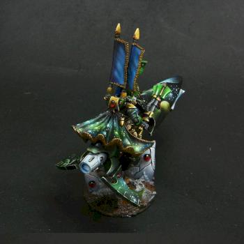 Eldar HQ on jetbikes: Autarch, Farseer and Warlock by HopeRiver