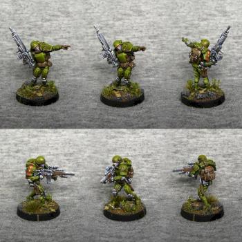 Infinity Ariadna Veteran Kazak (2 miniatures) by pesa