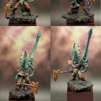 Eldar Phoenix Lord Fuegan by Kiko