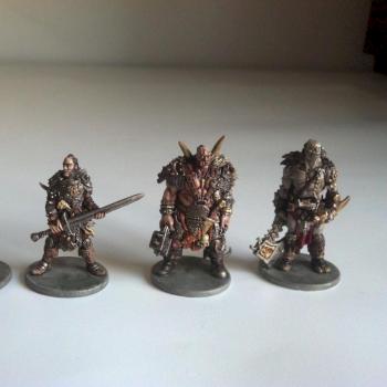 Zombicide Black Plague Adrian Smith Set: Ska'Keel, Jorvak, Gurbak, Cul'Nar Painted by BiggiesMinis by Biggiesminis