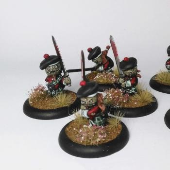 Relics Britanan Highlander unit by MiniatureBrushwork