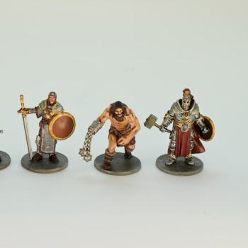 Black Plague Hand Painted by BiggiesMinis The Prior, Korn, Johrgrund, Ruff Ghanor by Biggiesminis