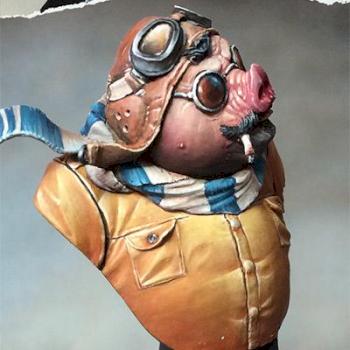 PIGGLES - C.J. Pigglesworth (Ben Komets Miniatures) by DarkTower