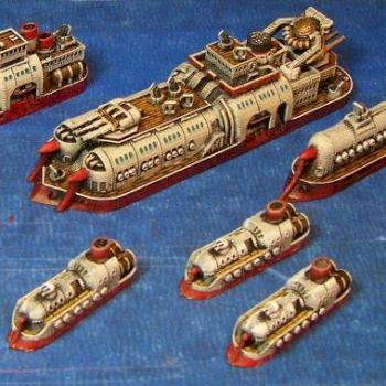 Dystopian Wars Blazing Naval Battle Group Starter Box (1st Ed) by pwbinde