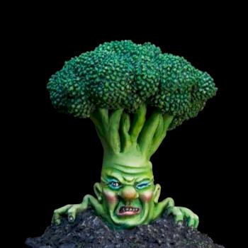 Brocco the angry broccoli by Anastasios