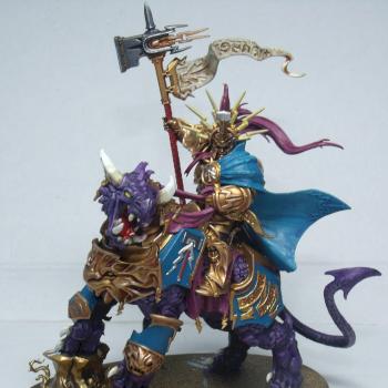 Lord Celestant on Dracoth by Mercurius