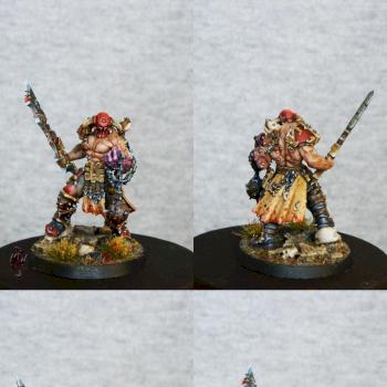 Slaughterpriest with Hackblade and Wrath-Hammer by Mr.Wednesday