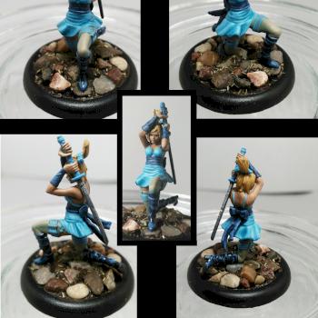 Blue Ronin; Malifaux by Solnishko