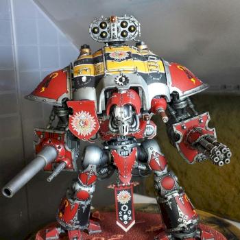 Imperial Knight Crusader House Raven by gwotaz