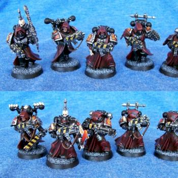 Chaos Space Marines Army - Space Marines by bankrobber