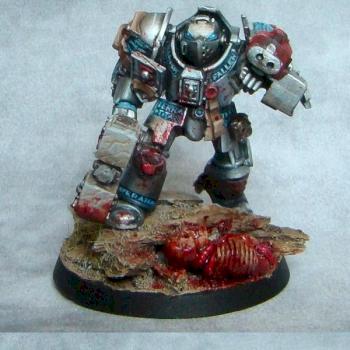 Grey Knight Terminator with demon hammer by czys