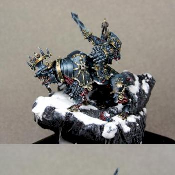 Chaos Lord on Juggernaut by Kotlet Schabowy