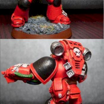 Space Marine second Legion Sergeant by imm0rtal reaper