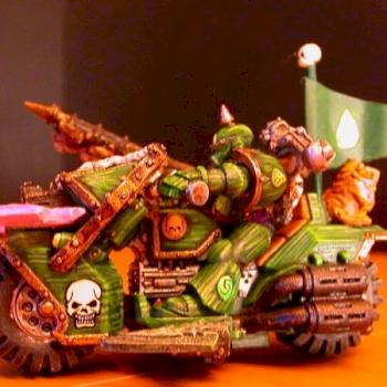 Nurgle Sorceror on Bike by Muskie